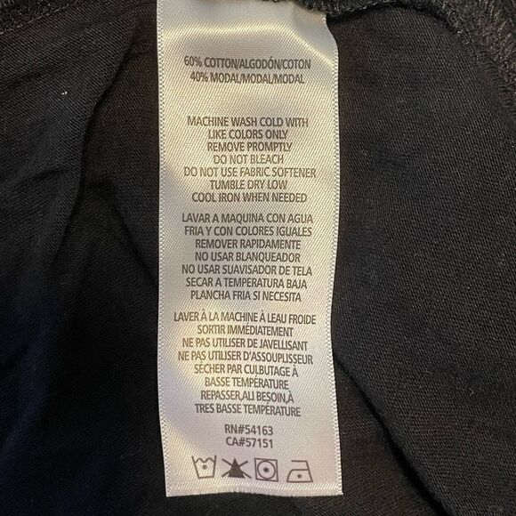 Calvin Klein Performance Graphic Tee Tank Top Black White Cropped Crewneck S - Picture 8 of 11